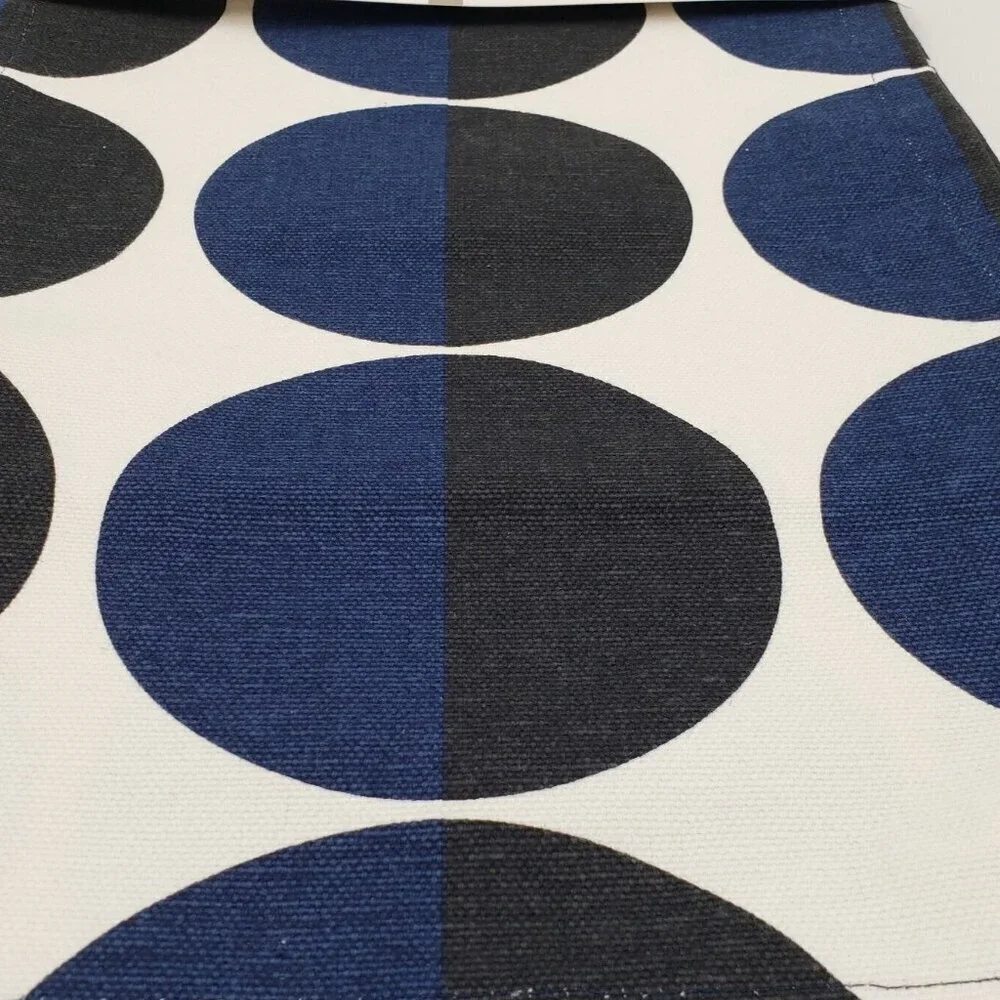 3B Studio‎ Blue Geometric Circle Table Runner 14